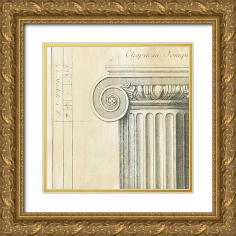 Decorative Elegance II Gold Ornate Wood Framed Art Print with Double Matting by Harper, Ethan