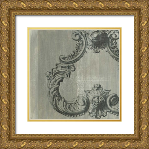 Decorative Elegance VII Gold Ornate Wood Framed Art Print with Double Matting by Harper, Ethan