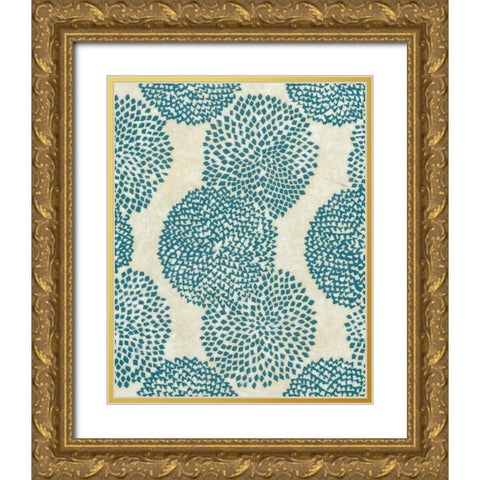 Four Sisters IV Gold Ornate Wood Framed Art Print with Double Matting by Zarris, Chariklia