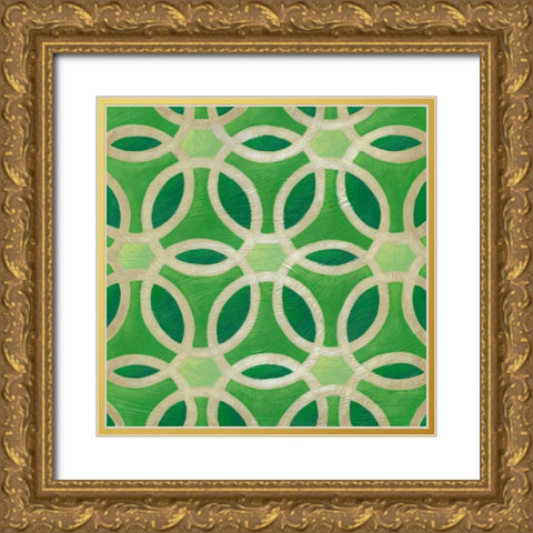 Brilliant Symmetry III Gold Ornate Wood Framed Art Print with Double Matting by Zarris, Chariklia