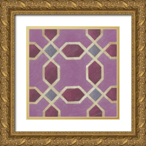 Brilliant Symmetry V Gold Ornate Wood Framed Art Print with Double Matting by Zarris, Chariklia