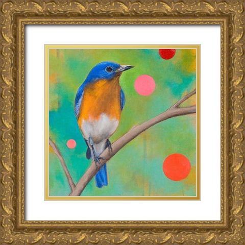 Mysteries of the Universe I Gold Ornate Wood Framed Art Print with Double Matting by Evans, Bridget G.