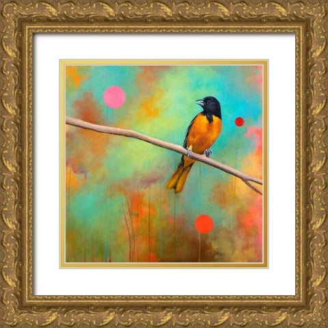 Mysteries of the Universe II Gold Ornate Wood Framed Art Print with Double Matting by Evans, Bridget G.