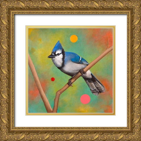 Mysteries of the Universe VI Gold Ornate Wood Framed Art Print with Double Matting by Evans, Bridget G.