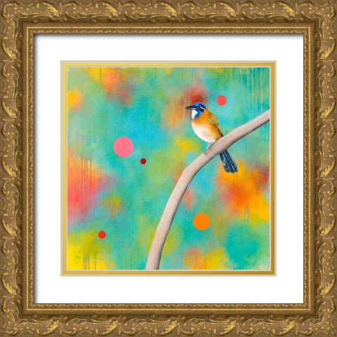 Mysteries of the Universe VIII Gold Ornate Wood Framed Art Print with Double Matting by Evans, Bridget G.