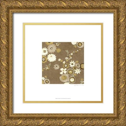 Chai Garden I Gold Ornate Wood Framed Art Print with Double Matting by Zarris, Chariklia