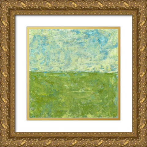 Meadowlands I Gold Ornate Wood Framed Art Print with Double Matting by Holland, Julie