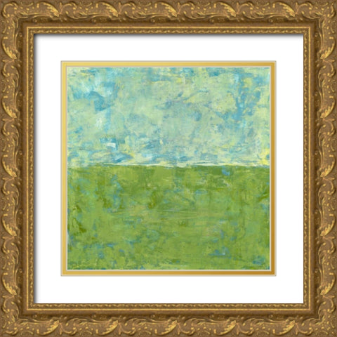 Meadowlands II Gold Ornate Wood Framed Art Print with Double Matting by Holland, Julie