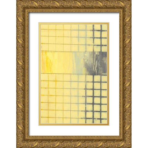 Off The Grid I Gold Ornate Wood Framed Art Print with Double Matting by Goldberger, Jennifer