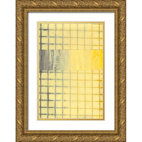 Off The Grid II Gold Ornate Wood Framed Art Print with Double Matting by Goldberger, Jennifer