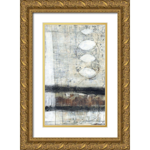 Dark into Light II Gold Ornate Wood Framed Art Print with Double Matting by Goldberger, Jennifer