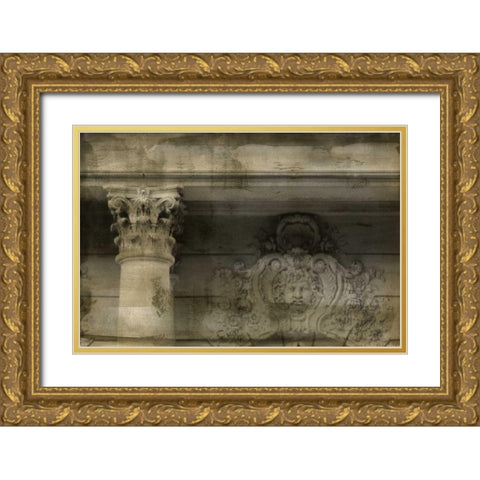 Ornate Architecture II Gold Ornate Wood Framed Art Print with Double Matting by Harper, Ethan