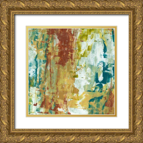 Staccato II Gold Ornate Wood Framed Art Print with Double Matting by Holland, Julie
