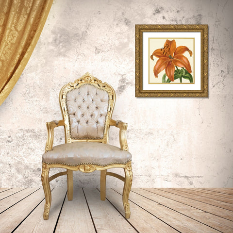 Tropical Vision IV Gold Ornate Wood Framed Art Print with Double Matting by Vision Studio