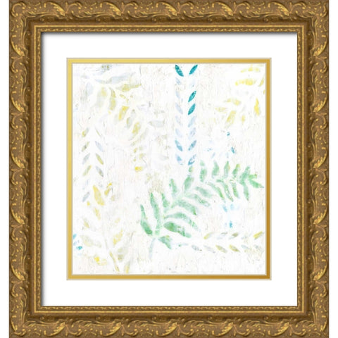 Fresco I Gold Ornate Wood Framed Art Print with Double Matting by Fagalde, Jarman