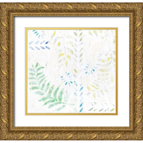 Fresco II Gold Ornate Wood Framed Art Print with Double Matting by Fagalde, Jarman