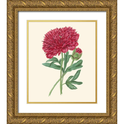 Summer Blush II Gold Ornate Wood Framed Art Print with Double Matting by Smith, E. D.