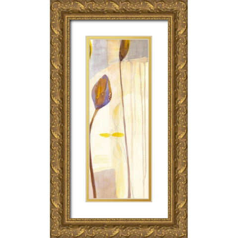 Seed Pods II Gold Ornate Wood Framed Art Print with Double Matting by Goldberger, Jennifer