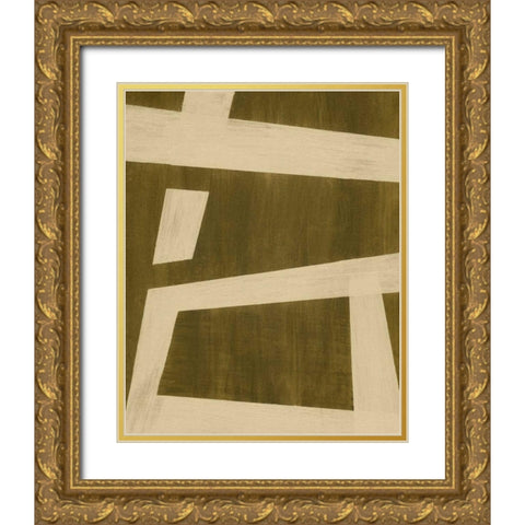 Inversion II Gold Ornate Wood Framed Art Print with Double Matting by Vision Studio