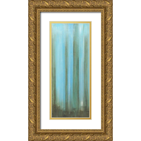 Sky Lights I Gold Ornate Wood Framed Art Print with Double Matting by Goldberger, Jennifer