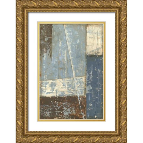 Urban Layout II Gold Ornate Wood Framed Art Print with Double Matting by Harper, Ethan