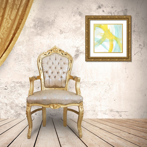 Luminosity II Gold Ornate Wood Framed Art Print with Double Matting by Holland, Julie