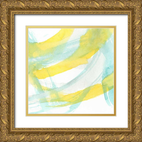 Luminosity V Gold Ornate Wood Framed Art Print with Double Matting by Holland, Julie