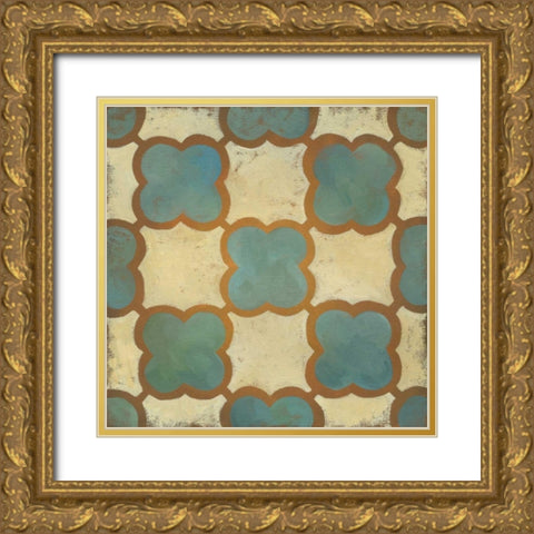 Rustic Symmetry IV Gold Ornate Wood Framed Art Print with Double Matting by Zarris, Chariklia