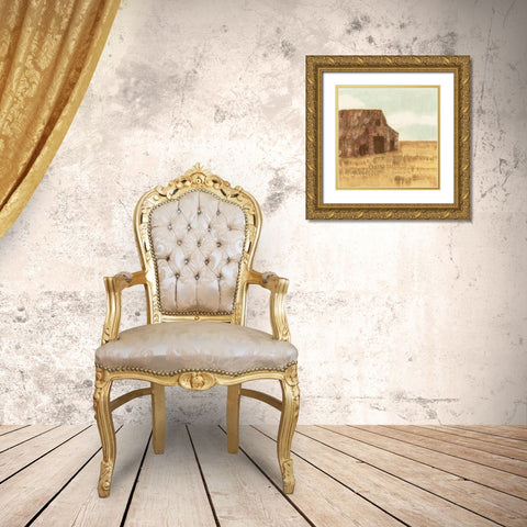 Maupin Farm I Gold Ornate Wood Framed Art Print with Double Matting by Fagalde, Jarman