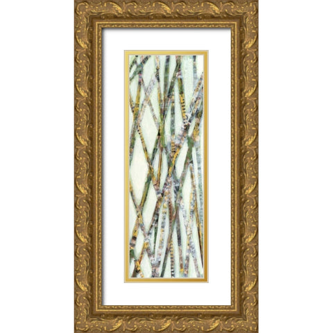 Lemongrass IV Gold Ornate Wood Framed Art Print with Double Matting by Fagalde, Jarman