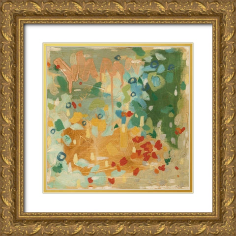Delight I Gold Ornate Wood Framed Art Print with Double Matting by Meagher, Megan