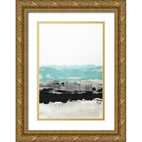 Permafrost II Gold Ornate Wood Framed Art Print with Double Matting by Ludwig, Alicia