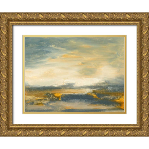 Lovely Day II Gold Ornate Wood Framed Art Print with Double Matting by Gordon, Sharon