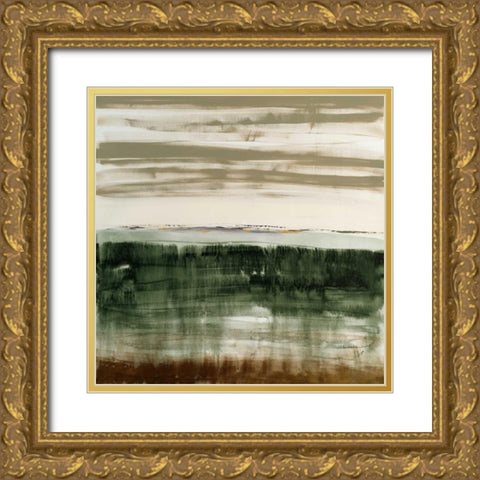 Juncture I Gold Ornate Wood Framed Art Print with Double Matting by Jasper, Sisa