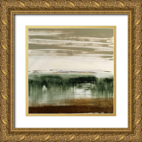 Juncture II Gold Ornate Wood Framed Art Print with Double Matting by Jasper, Sisa