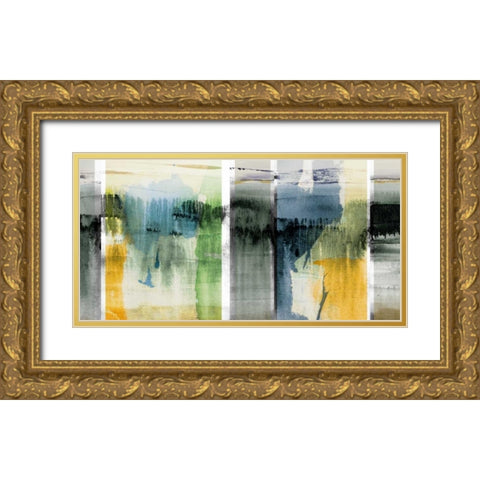 Forest Horizon I Gold Ornate Wood Framed Art Print with Double Matting by Jasper, Sisa