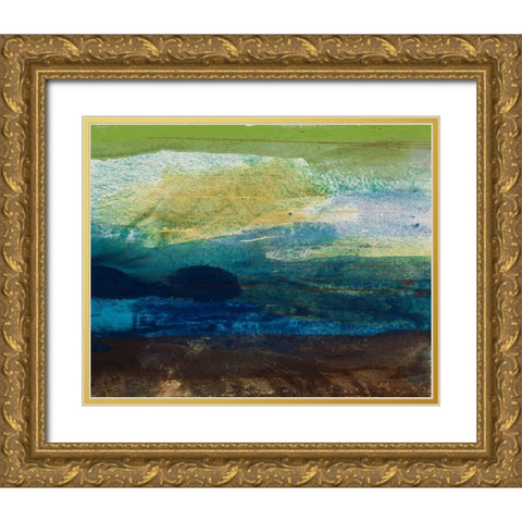 Free Rein II Gold Ornate Wood Framed Art Print with Double Matting by Jasper, Sisa