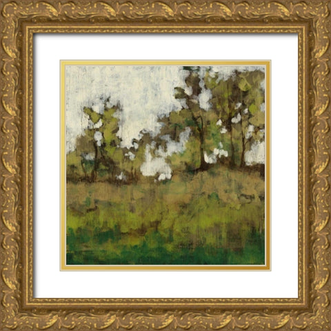 Meadow Lands I Gold Ornate Wood Framed Art Print with Double Matting by Goldberger, Jennifer