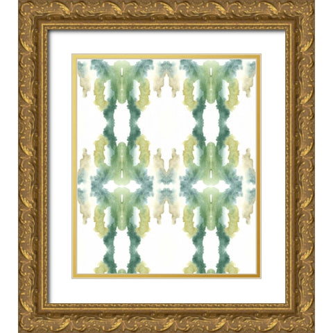 Buoyancy V Gold Ornate Wood Framed Art Print with Double Matting by Zarris, Chariklia