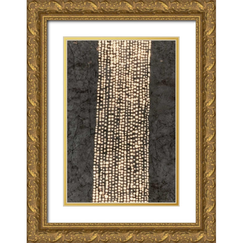 Primitive Patterns VI Gold Ornate Wood Framed Art Print with Double Matting by Stramel, Renee W.