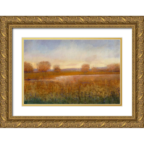 Golden Hour I Gold Ornate Wood Framed Art Print with Double Matting by OToole, Tim