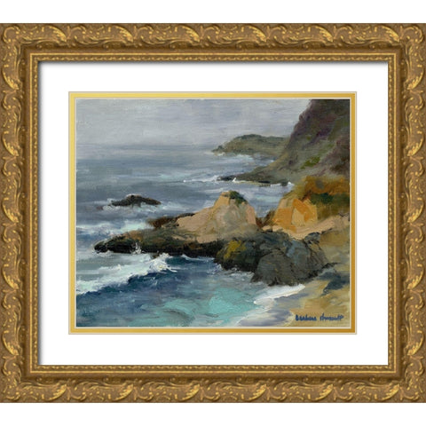 Bodega Head Gold Ornate Wood Framed Art Print with Double Matting by Chenault, Barbara