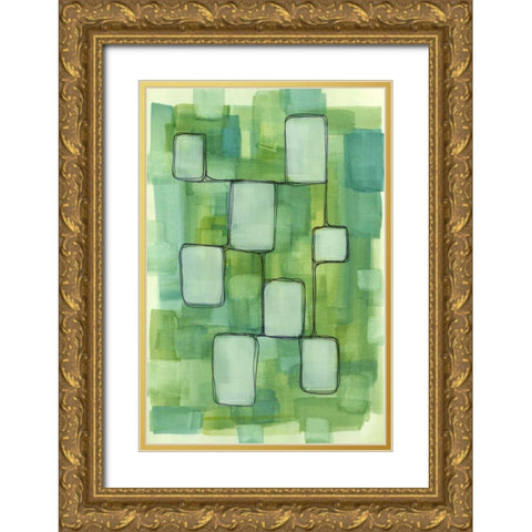 Meadow Light II Gold Ornate Wood Framed Art Print with Double Matting by McMullen, Charles