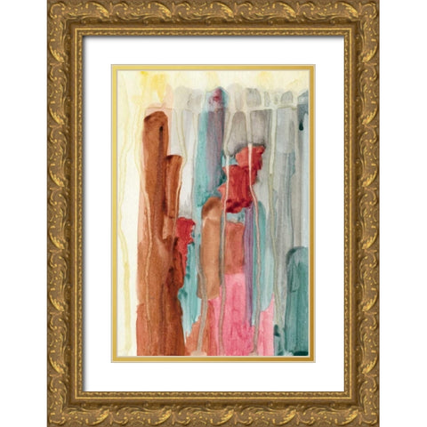 Evening Lights I Gold Ornate Wood Framed Art Print with Double Matting by McMullen, Charles