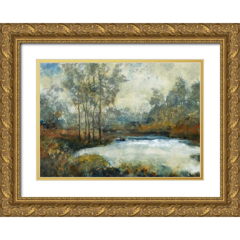 Ethereal Light I Gold Ornate Wood Framed Art Print with Double Matting by OToole, Tim