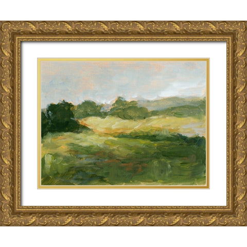 Early Autumn III Gold Ornate Wood Framed Art Print with Double Matting by Harper, Ethan