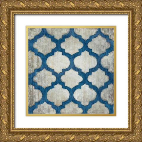 Spectrum Symmetry II Gold Ornate Wood Framed Art Print with Double Matting by Zarris, Chariklia