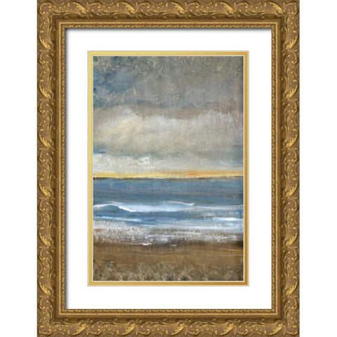 Between Land and Sea I Gold Ornate Wood Framed Art Print with Double Matting by OToole, Tim