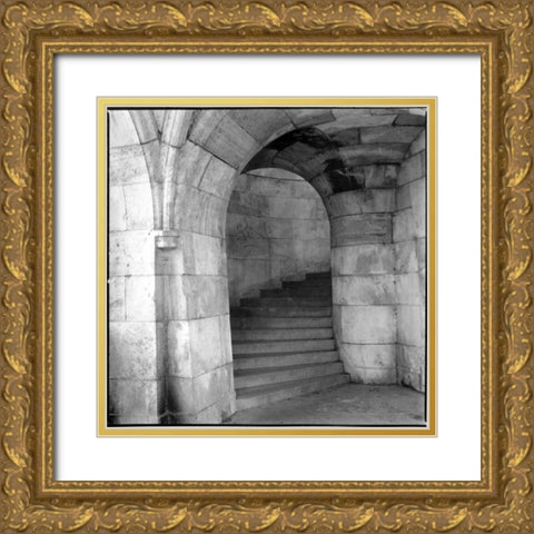 Architecture Detail II Budapest Gold Ornate Wood Framed Art Print with Double Matting by DeNardo, Laura