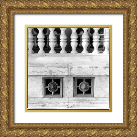 Architecture Detail III Budapest Gold Ornate Wood Framed Art Print with Double Matting by DeNardo, Laura